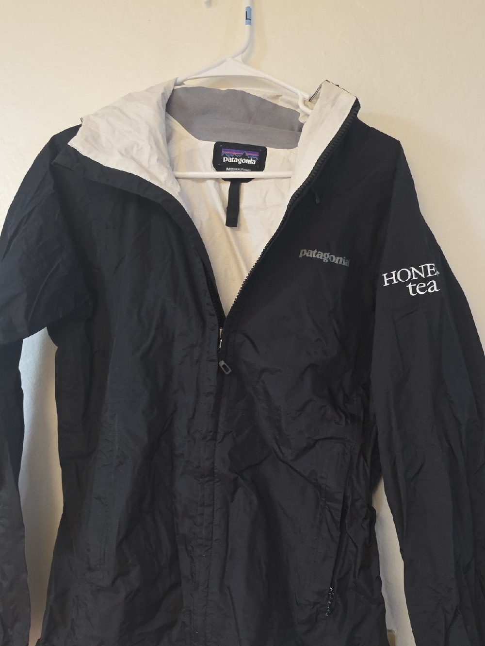 Patagonia Black Waterproof Jacket and Hood